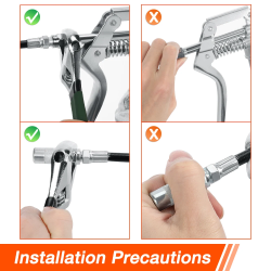 WORKPRO Fettpresse – 6000 PSI Mini-Pistolengriff für Autos und LKWs