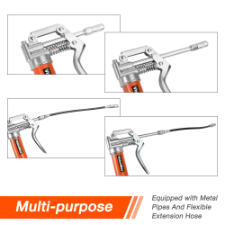 WORKPRO Fettpresse – 6000 PSI Mini-Pistolengriff für Autos und LKWs