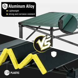 Opvouwbare vierkante aluminium tafel - VILLEY Outdoor & RV Furniture