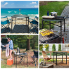 Opvouwbare vierkante aluminium tafel - VILLEY Outdoor & RV Furniture