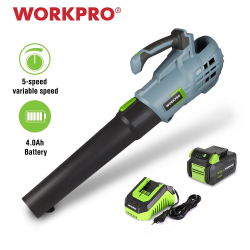 WORKPRO 20V Cordless Leaf Blower - Powerful Lawn & Yard Cleaning