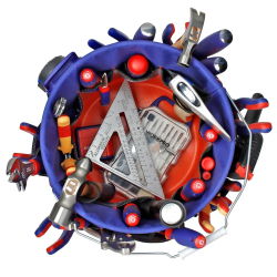 WORKPRO 5-Gallon Bucket Tool Organizer: 51 Pockets