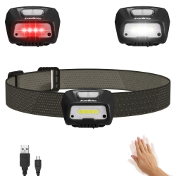EverBrite Rechargeable Headlamp: 6 Modes, Motion Sensor Light